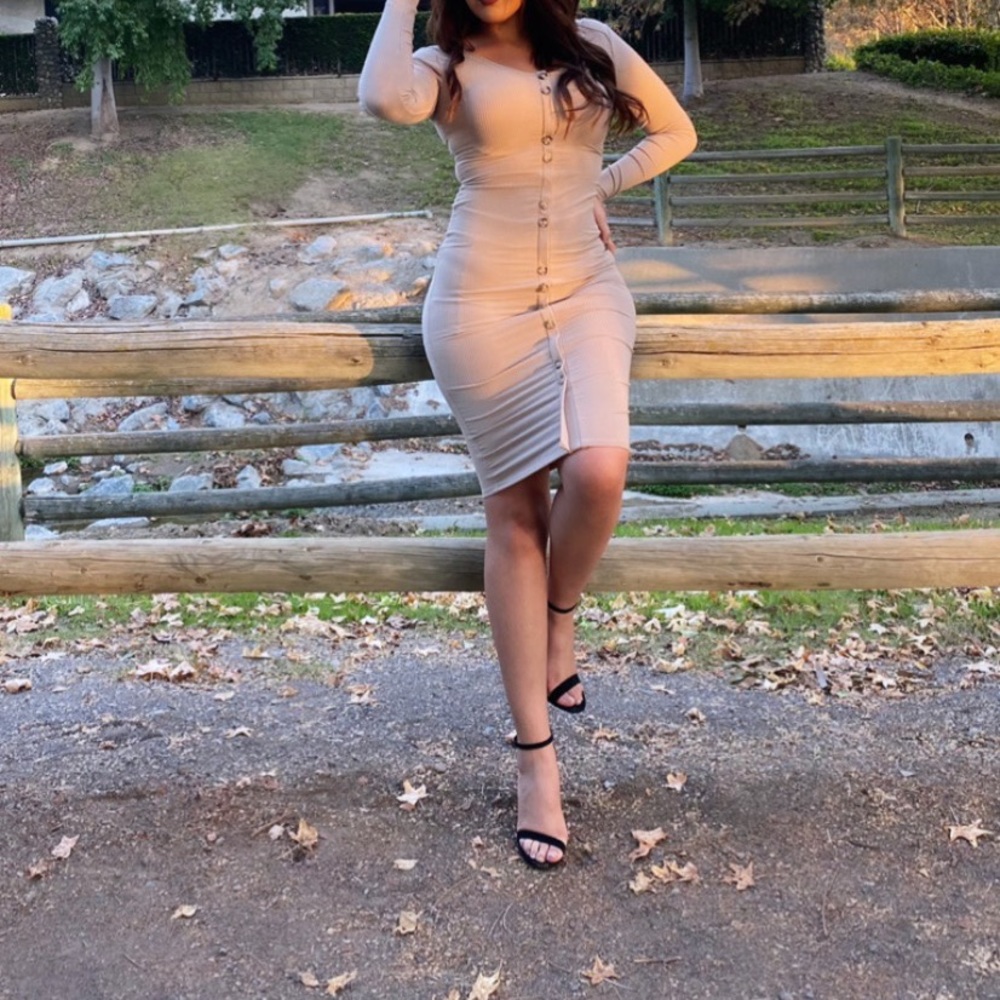 Nude dress